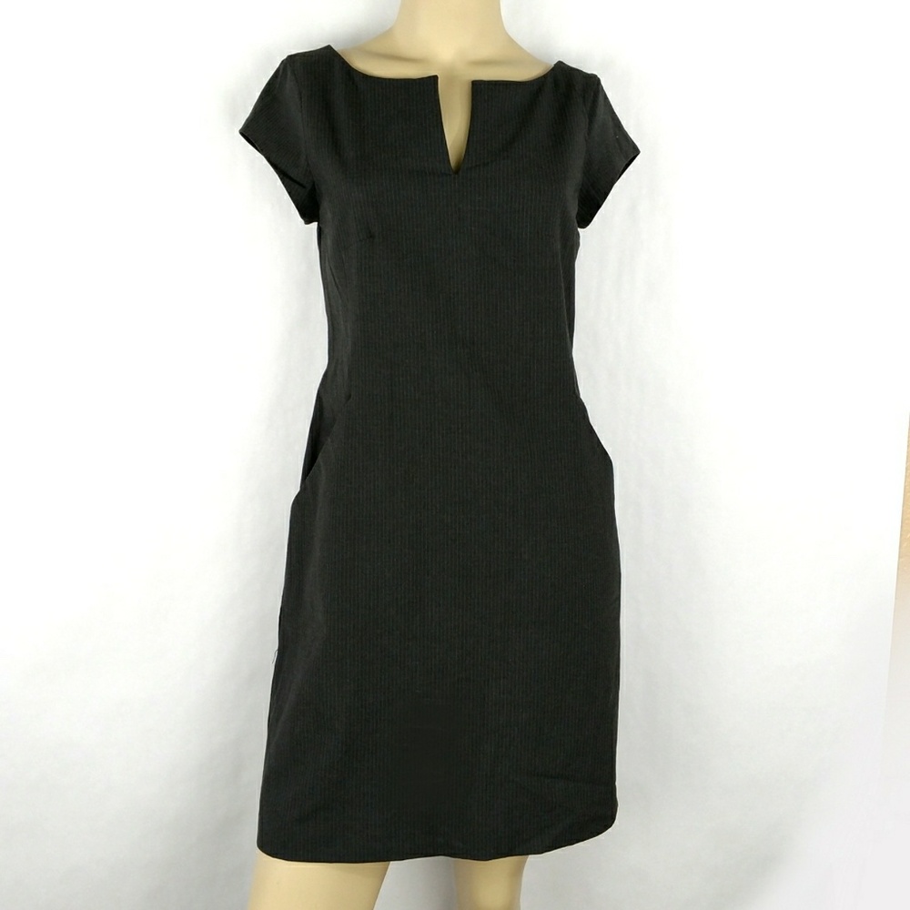 GAP sheath striped career work cocktail dress 4